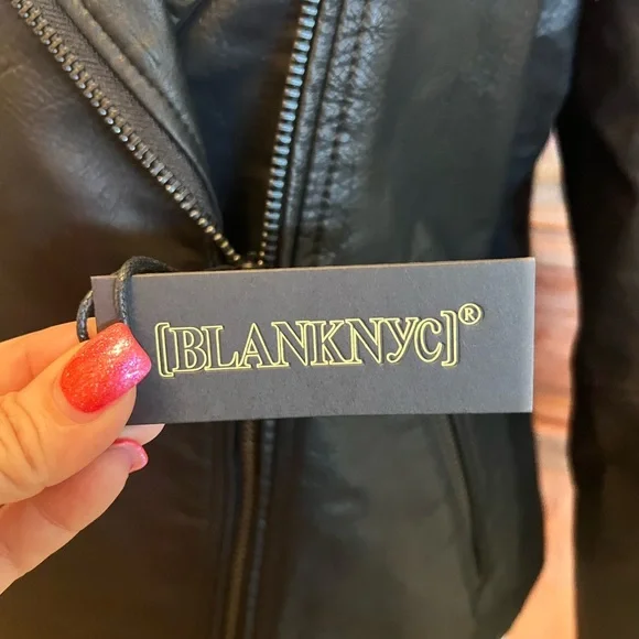 NWT BLANKNYC FAUX LEATHER JACKET - Picture 2 of 12